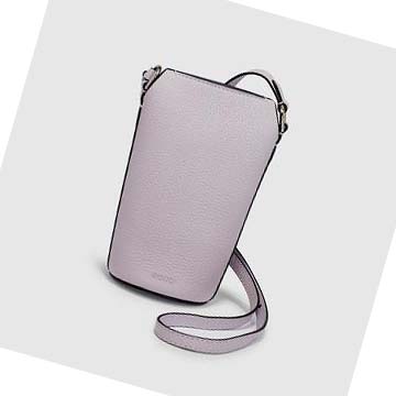 Women's Ecco Textureblock Pot Bags Purple | USA 295RVD